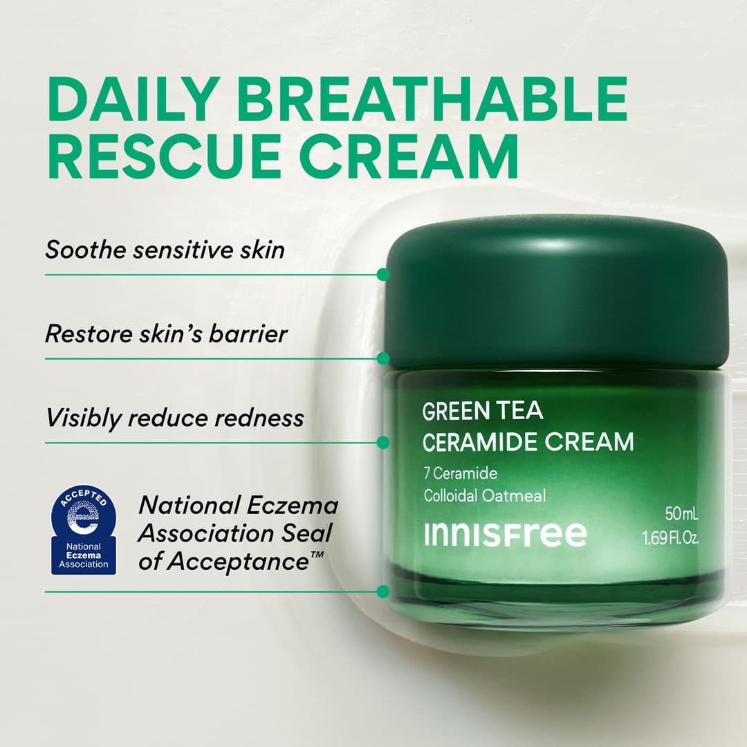 Green Tea Ceramide Cream - Image 2