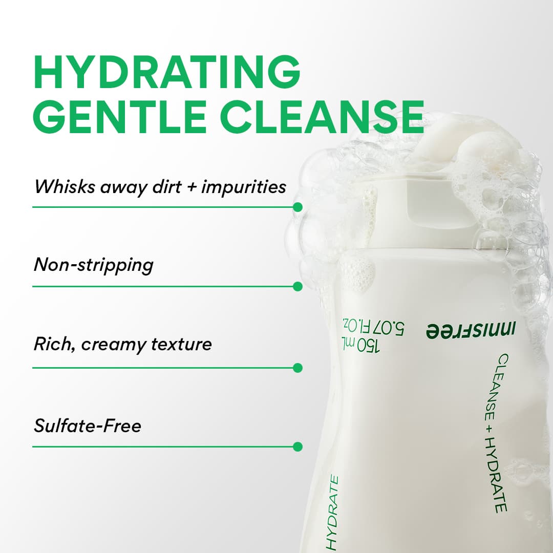 Green Tea Amino Acid Cleansing Foam – Gentle Face Cleanser - Image 2
