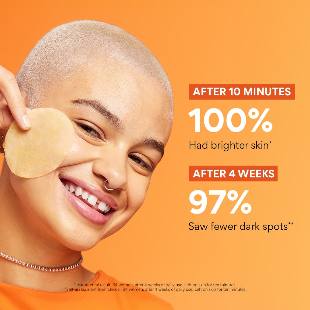 Green Tea Enzyme Vitamin C Brightening Toner Pads - Image 4
