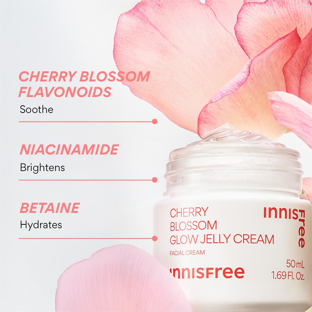 Jeju's Cherry Blossom Glow Jelly Cream: Ultimate Moisturizer for Radiant Skin - Image 4