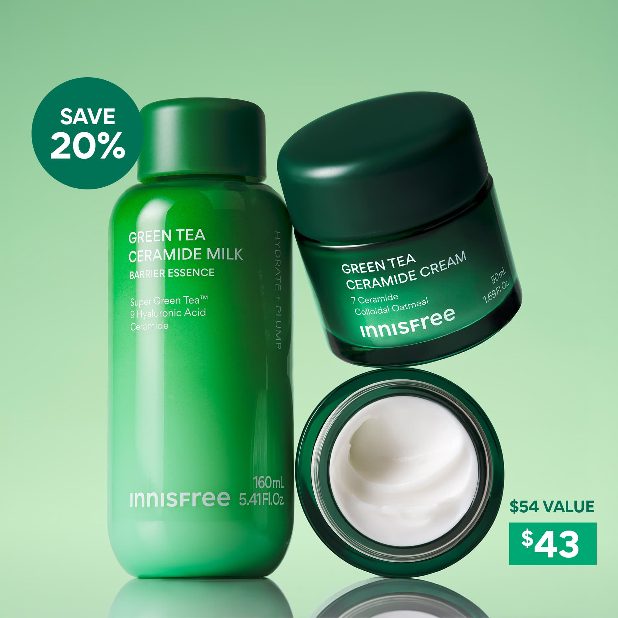 Green Tea Ceramide Skin Rescue Duo - Image 2
